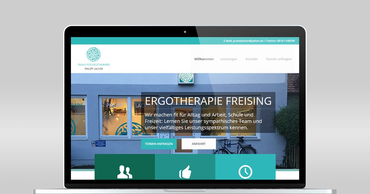 Webdesign Ergotherapie Freising