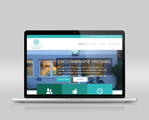 Webdesign Ergotherapie Freising