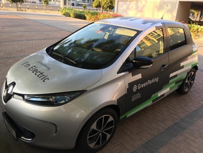 GreenParking Fahrzeugbeschriftung