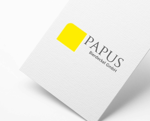 Papus Bierrdeckel Corporate Design